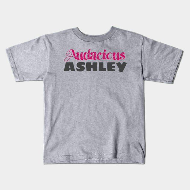 Audacious Ashley Kids T-Shirt by AlondraHanley